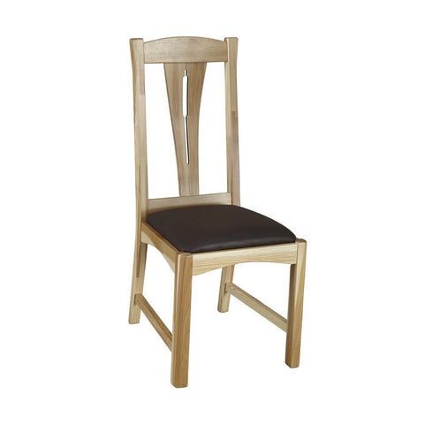 A-America Cattail Bungalow Comfort Side Chair, Natural Finish