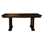 A-America Dawson 96 Inch Trestle Dining Table in Wire Brushed Timber