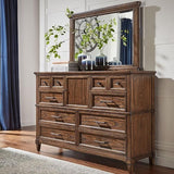 A-America Harborside Dresser w/Mirror in Savannah Brown