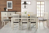 A-America Huron Leg Dining Table w/Leaf in Cocoa-Chalk