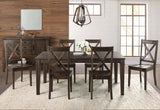 A-America Huron Leg Dining Table w/Leaf in Weathered Russet