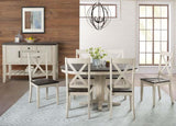 A-America Huron X-Back Side Chair in Cocoa-Chalk