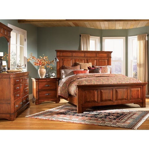 A-America Kalispell 4 Piece Bedroom Set With Storage Bed