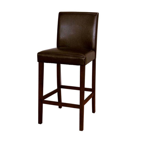 A-America Low Back Parson Bar Chair in Cashmere Bonded Leather