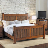A-America Mission Hill Slat Bed in Harvest