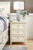 A-America Northlake 4 Piece Panel Bedroom Set in White Linen