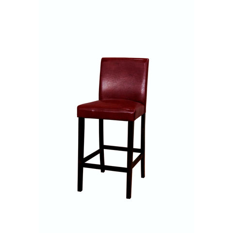 A-America Parson Chair Program Low Back Parson Bar Chair, Red