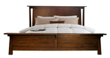 A-America Sodo 5 Piece King Storage Bedroom Set w/Chest in Sumatra Brown