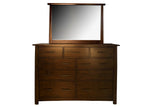 A-America Sodo 5 Piece Panel Bedroom Set w/Chest in Sumatra Brown