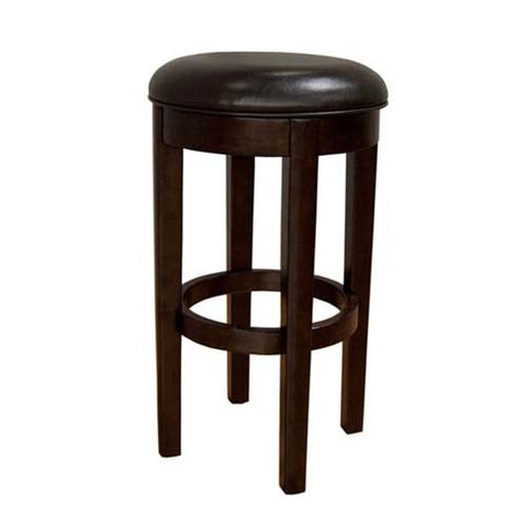 A-America Upholstered Swivel Barstool in Cashmere Bonded Leather