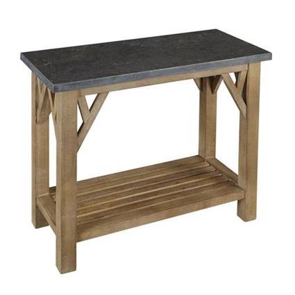 A-America West Valley Sofa Table, With Bluestone Top