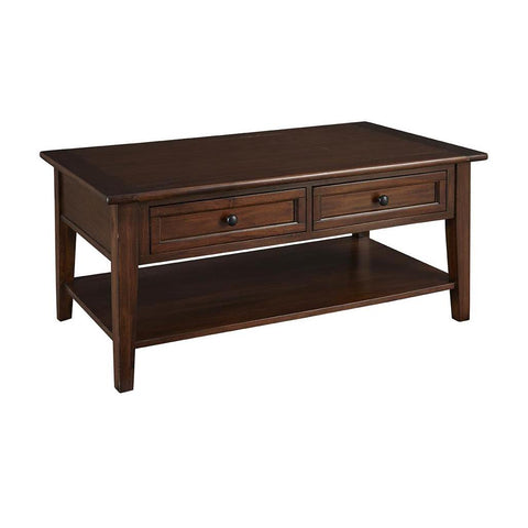 A-America Westlake 2 Drawer Cocktail Table, With Shelf