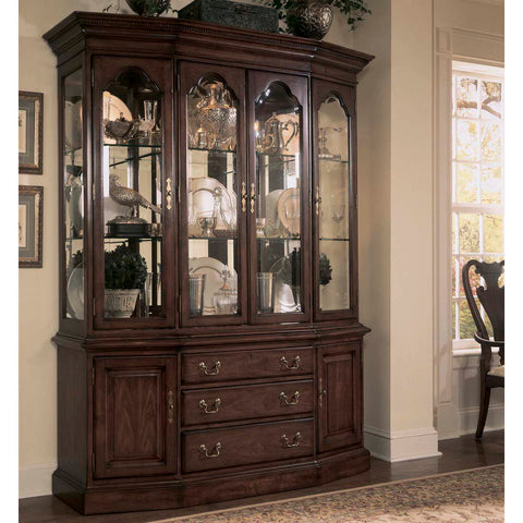 American Drew Cherry Grove China Cabinet in Antique Cherry