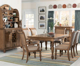 American Drew Grand Isle 7 Piece Leg Dining Room Set in Amber