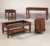 American Drew Grand Isle Chairside Chest in Amber
