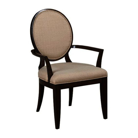 American Drew Grantham Hall Upholstered Arm Chair w/Decorative Back