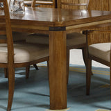 American Drew Grove Point 7 Piece Rectangular Dining Room Set in Soft Khaki