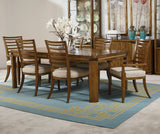 American Drew Grove Point 10 Piece Rectangular Dining Room Set in Soft Khaki