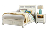 American Drew Lynn Haven 2 Piece Sleigh Bedroom Set w/Storage Footboard