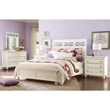 American Drew Lynn Haven 3 Piece Sleigh Bedroom Set w/Storage Footboard