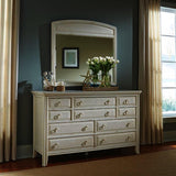 American Drew Siesta Sands 10 Drawer Dresser w/Mirror