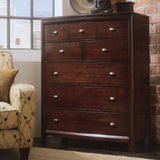 American Drew Tribecca Drawer Chest in Root Beer Color