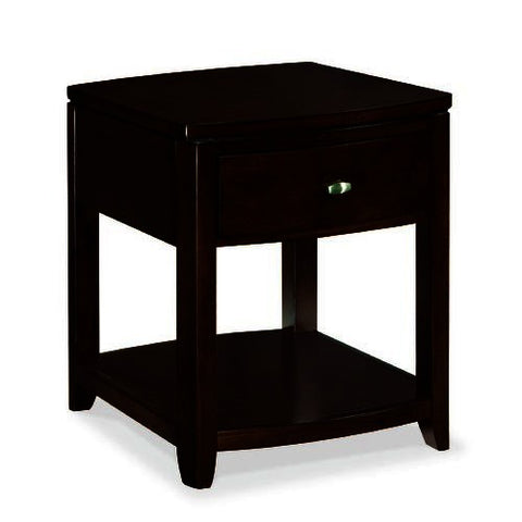 American Drew Tribecca End Table in Root Beer Color