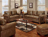 American Furniture Classics Model 8500-20S Buckskin 4-Piece Set with Sleeper