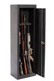 American Furniture Classics Model 901, Space Saving 5 Gun Metal Security Cabinet