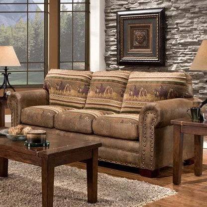 American Furniture Classics 8505 40 Wild Horses Sleeper Sofa