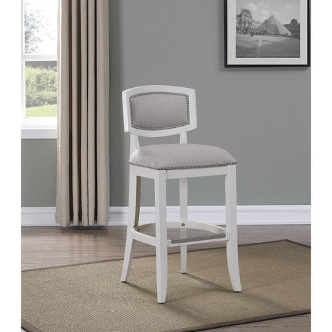 American Woodcrafters Amelia Barstool in White
