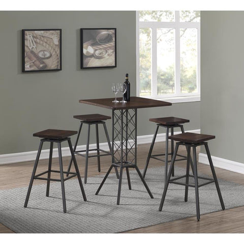 American Woodcrafters Clifton 5 Piece Pub Height Set