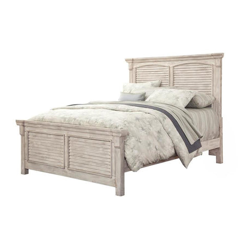 American Woodcrafters Cottage Traditions Square Panel Bed