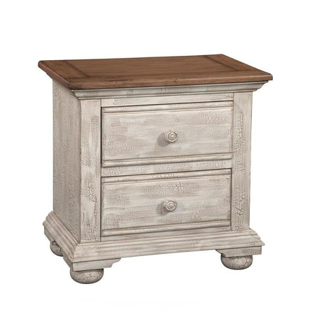 American Woodcrafters Cottage Traditions Two Drawer Nightstand