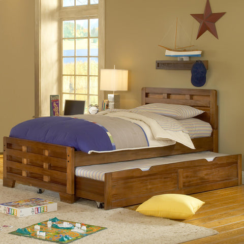 American Woodcrafters Heartland Captain Bed