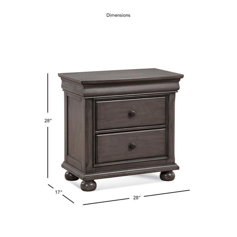 American Woodcrafters Hyde Park 2-drawer Nightstand