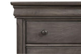 American Woodcrafters Hyde Park Dresser and Mirror Combo