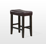American Woodcrafters Jersey Backless Barstool in Brown