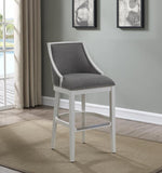 American Woodcrafters Lanie Barstool in White