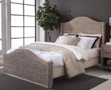American Woodcrafters Seaside Woven Bed in Light Driftwood