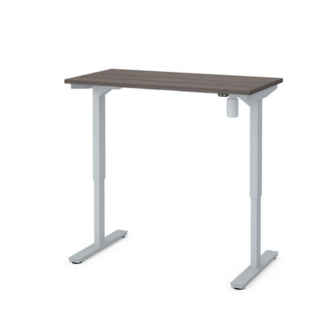 BESTAR Universel 24" x 48" Standing Desk in bark grey