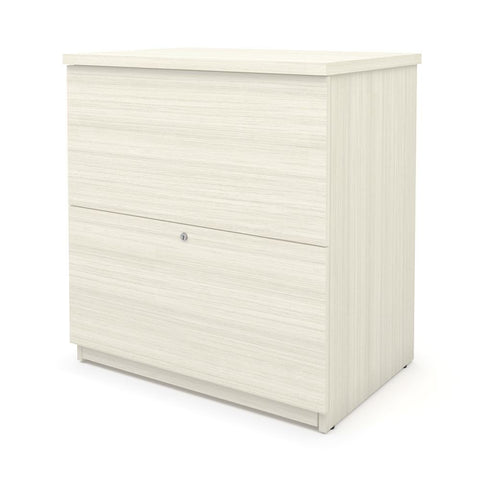 BESTAR Universel 29W Standard Lateral File Cabinet in white chocolate