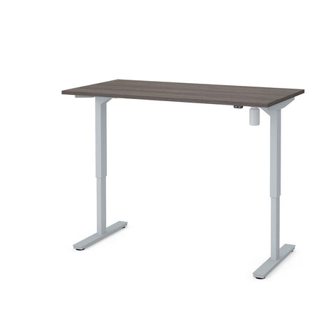 BESTAR Universel 30" x 60" Standing Desk in bark grey
