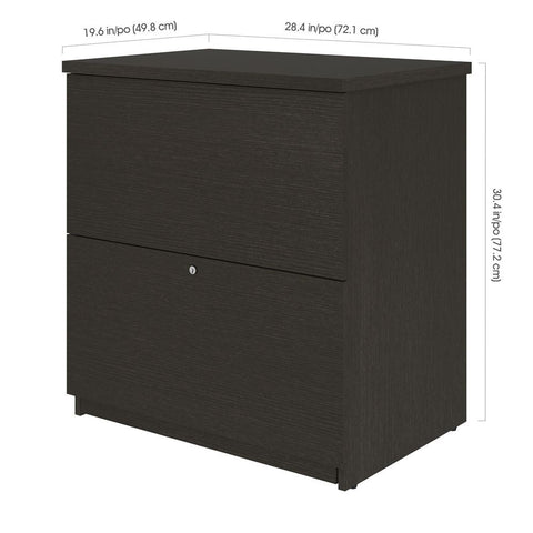 BESTAR Universel Standard Lateral File Cabinet in deep grey