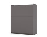 Bestar Connexion Cabinet For Lateral File In Bordeaux & Slate