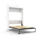 Bestar Edge Wall Bed in White