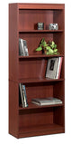 Bestar Manhattan L-Shaped Workstation w/Lateral File & Bookcase in Bordeaux & Graphite