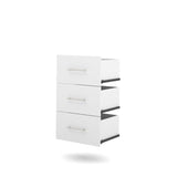 Bestar Nebula 3-drawer Set For 25" Storage Unit In White
