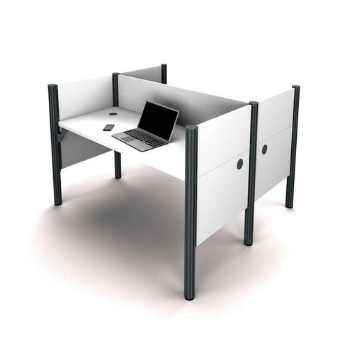 Bestar Pro-Biz Double Face to Face Workstation in White