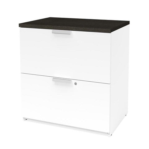 Bestar Pro-Concept Plus Lateral File in White & Deep Grey